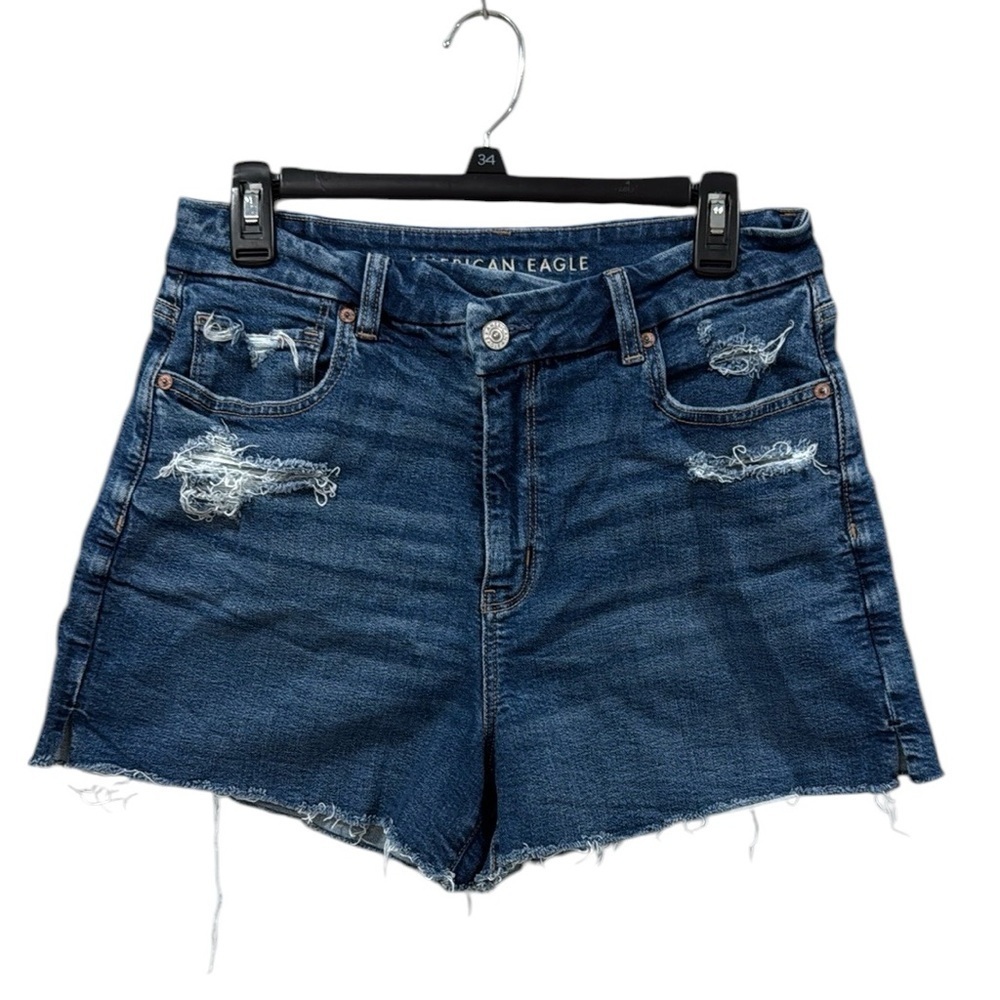 American Eagle Outfitters Women's Blue Denim Shorts Size 10 EUC